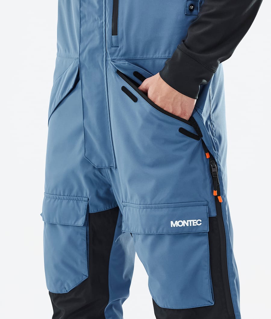 Fawk Ski Pants Men Blue Steel/Black