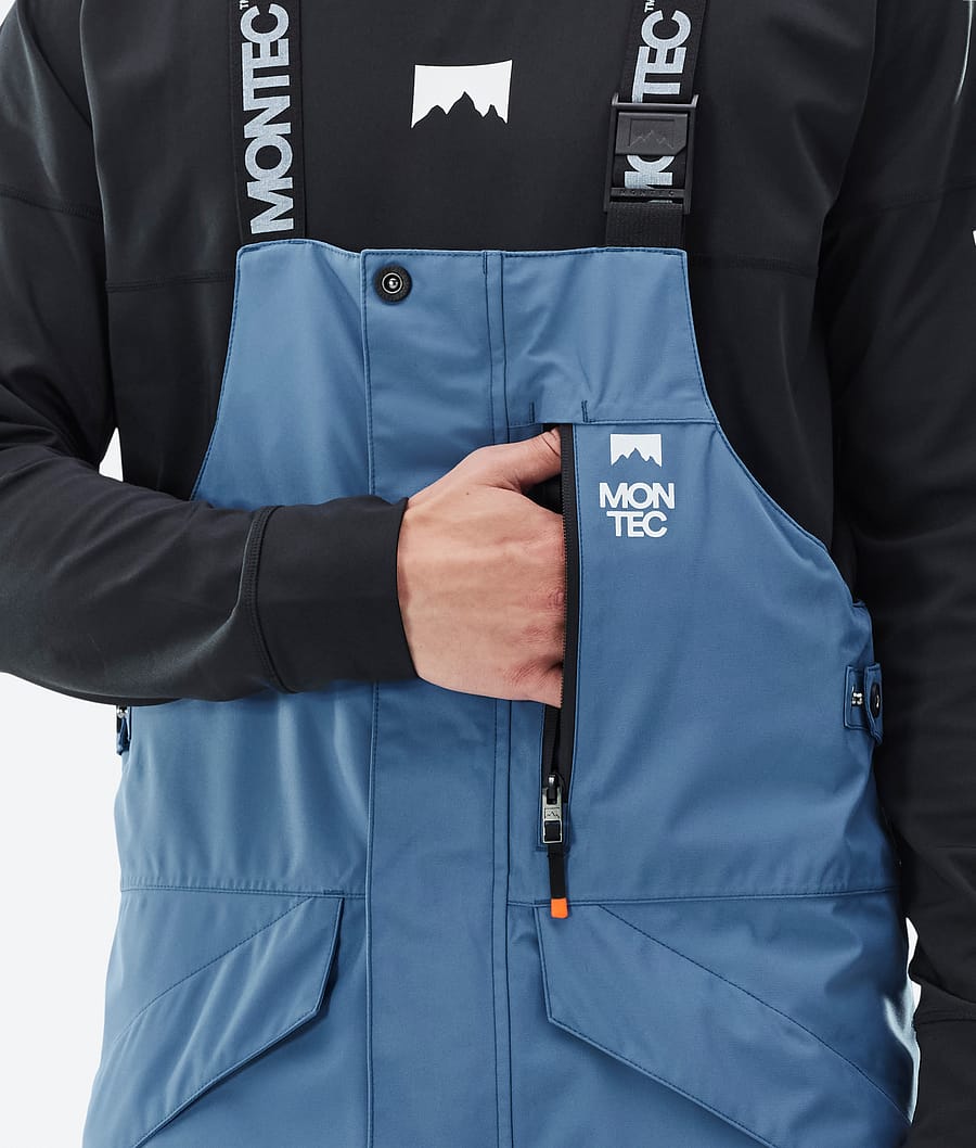 Fawk Ski Pants Men Blue Steel/Black