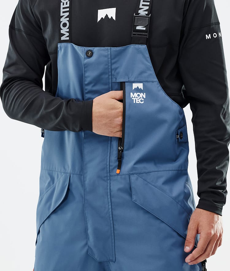 Fawk Ski Pants Men Blue Steel/Black, Image 6 of 7