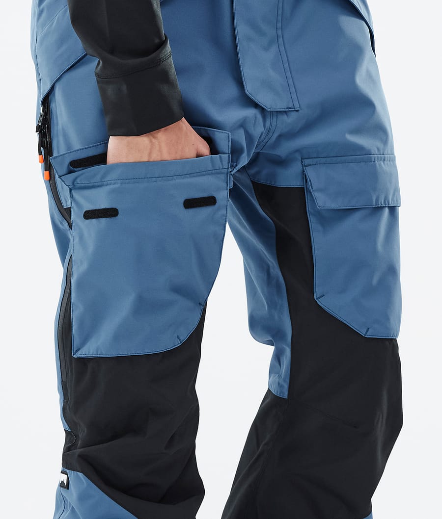 Fawk Snowboard Pants Men Blue Steel/Black