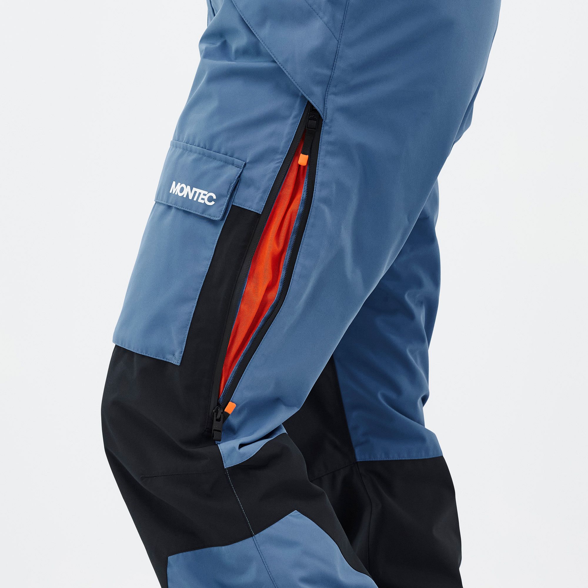 Montec Fawk Snowboard Pants Men Blue Steel/Black | Montecwear.com