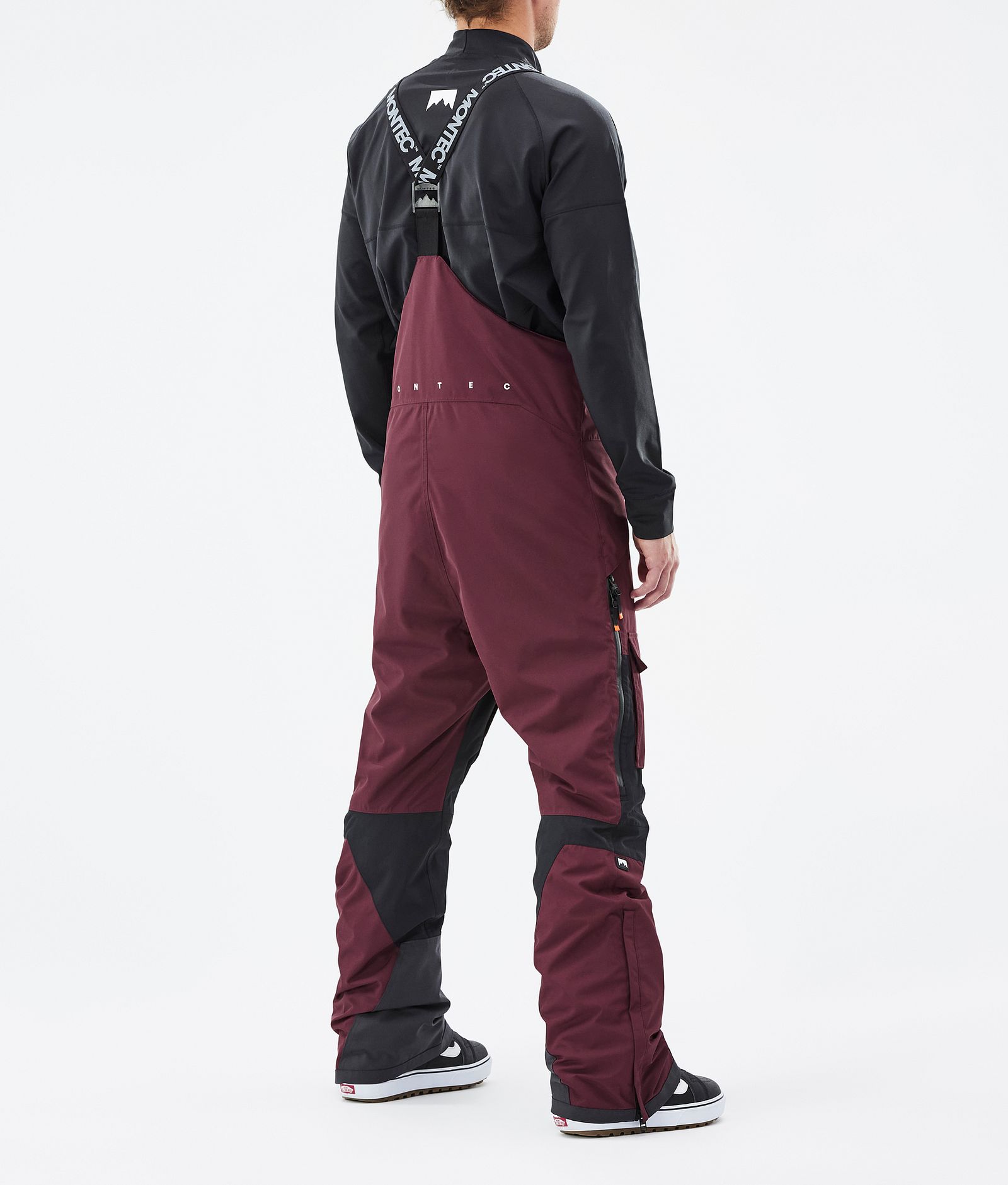 Fawk Snowboard Pants Men Burgundy/Black, Image 3 of 6