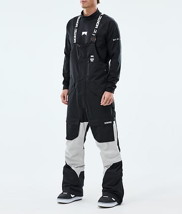 Fawk Pantalon de Snowboard Homme Black/Light Grey
