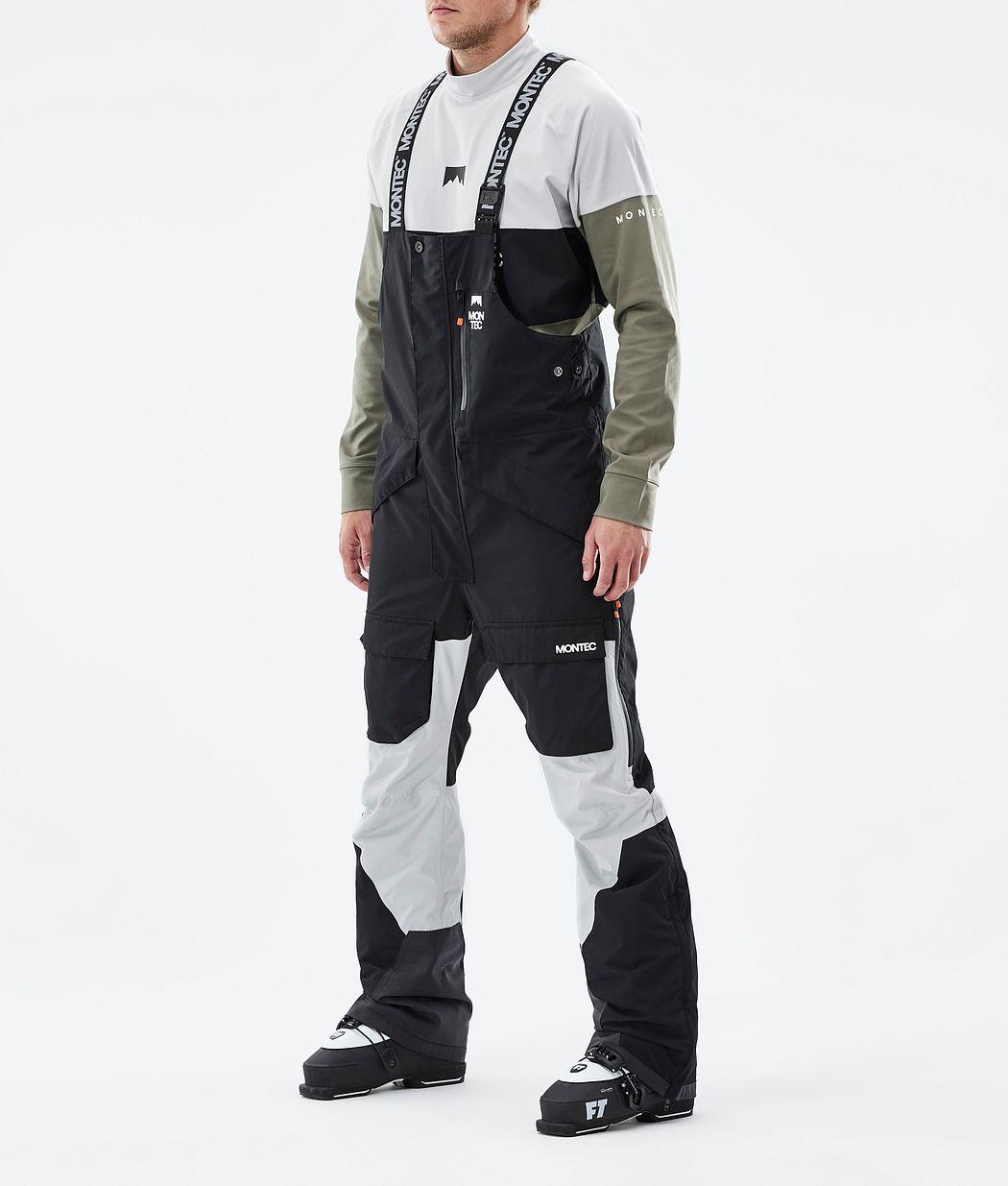 Fawk Ski Pants Men Black/Light Grey