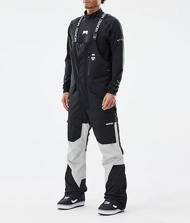 Fawk Spodnie Snowboardowe Mężczyźni Black/Light Grey