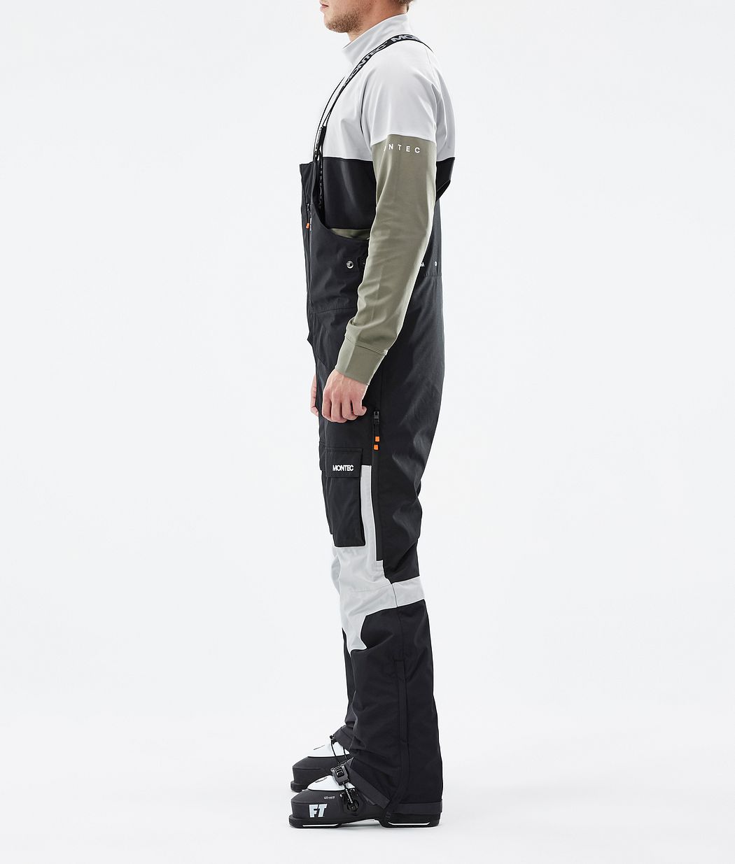 Fawk Ski Pants Men Black/Light Grey