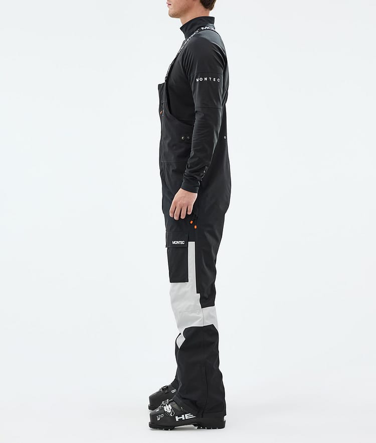 Fawk Pantalon de Ski Homme Black/Light Grey, Image 2 sur 6