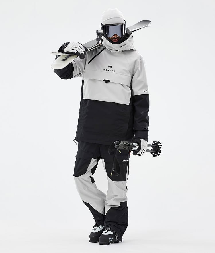 Fawk Pantalon de Ski Homme Black/Light Grey, Image 2 sur 7