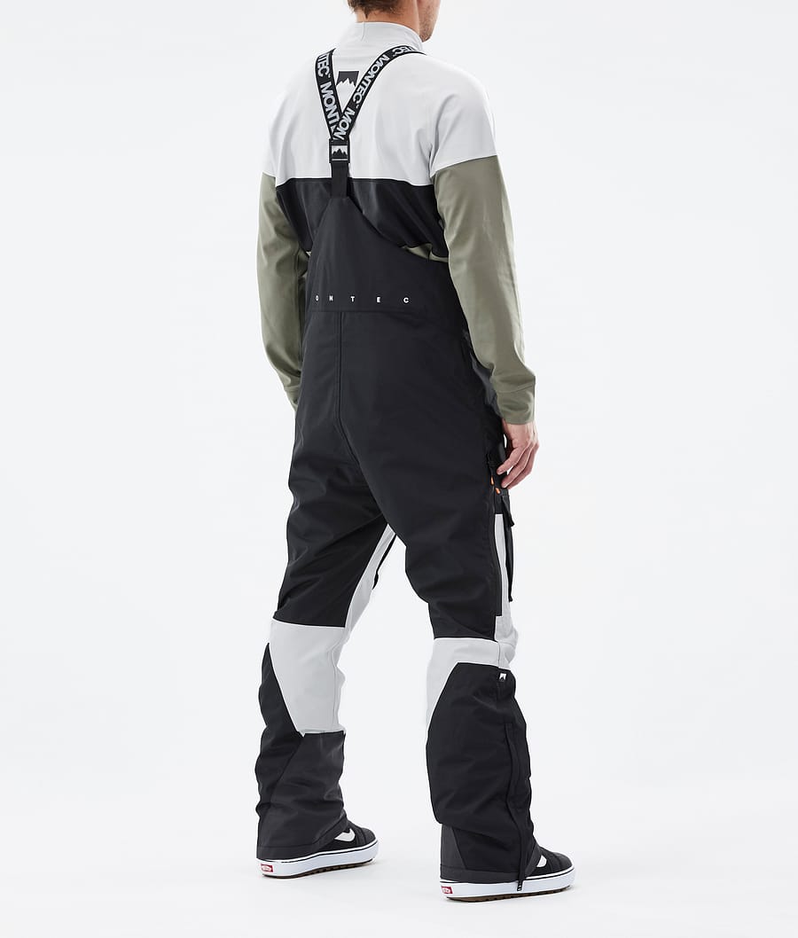 Fawk Pantalon de Snowboard Homme Black/Light Grey