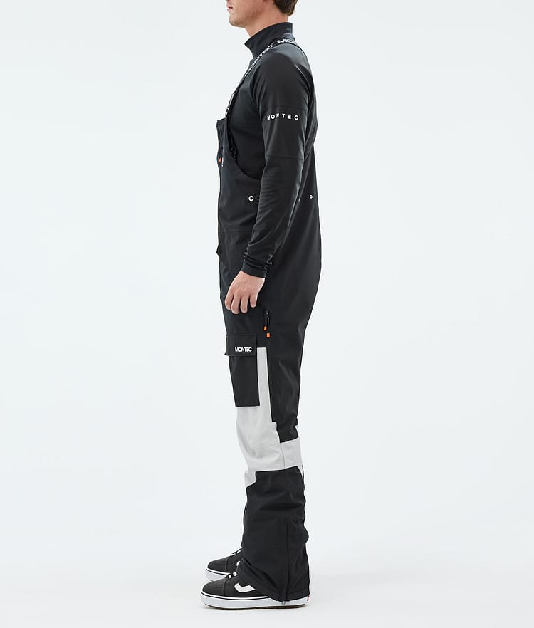 Fawk Pantalon de Snowboard Homme Black/Light Grey Renewed, Image 2 sur 6