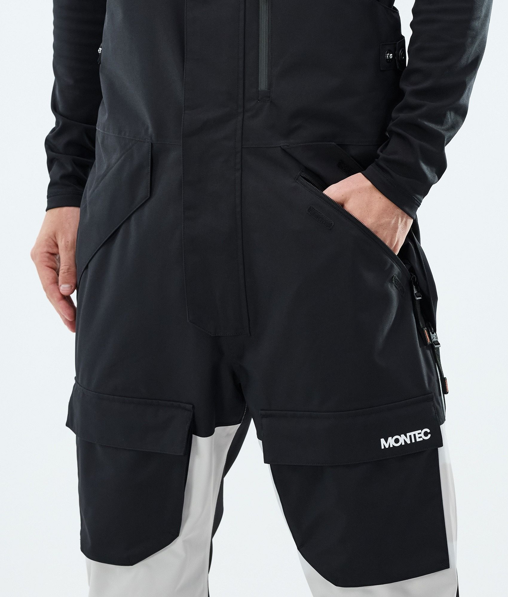 Montec Fawk スキーパンツ メンズ Black/Light Grey - ブラック