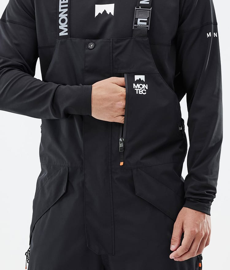 Fawk Pantalon de Ski Homme Black/Light Grey, Image 6 sur 7