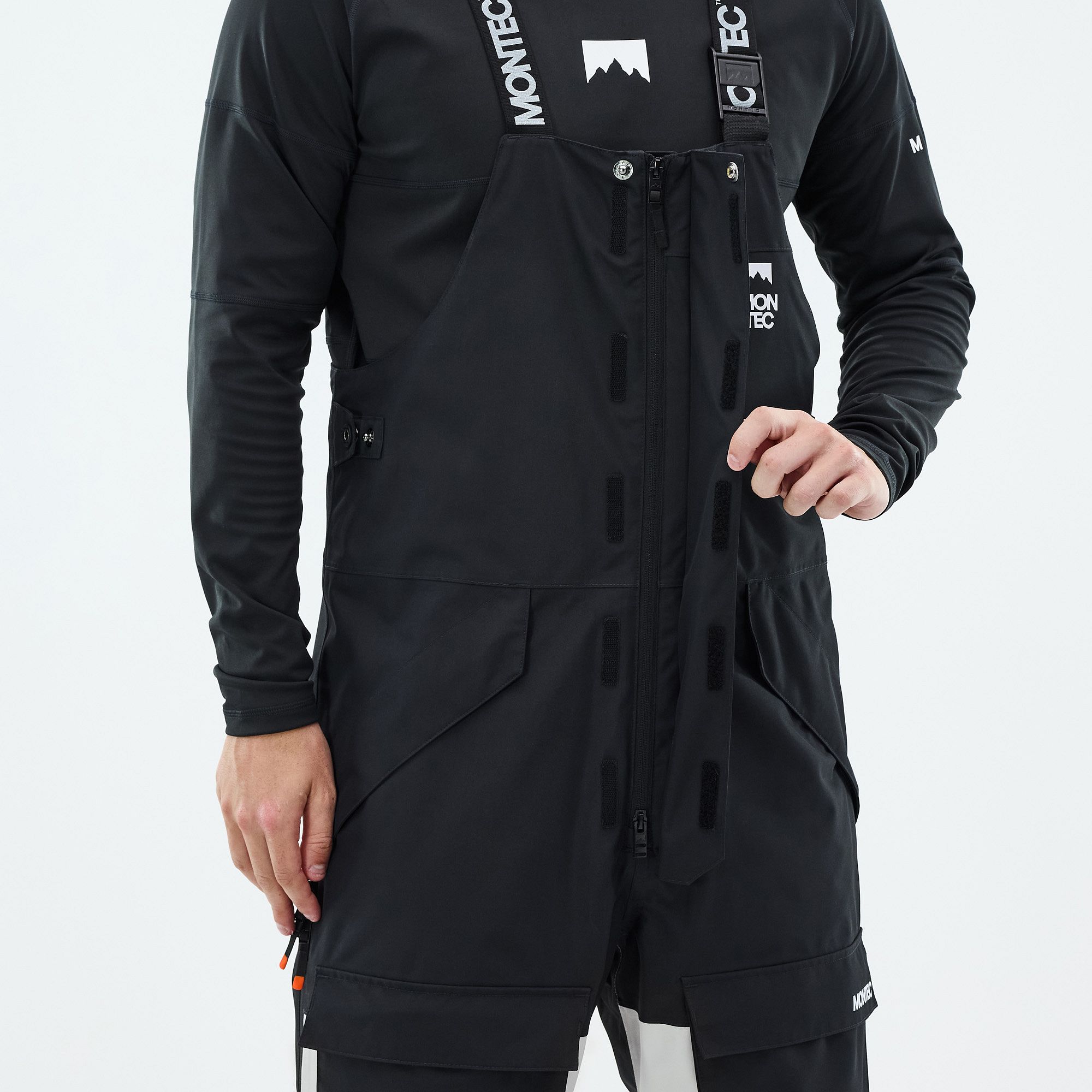 Montec Fawk スキーパンツ メンズ Black/Light Grey - ブラック