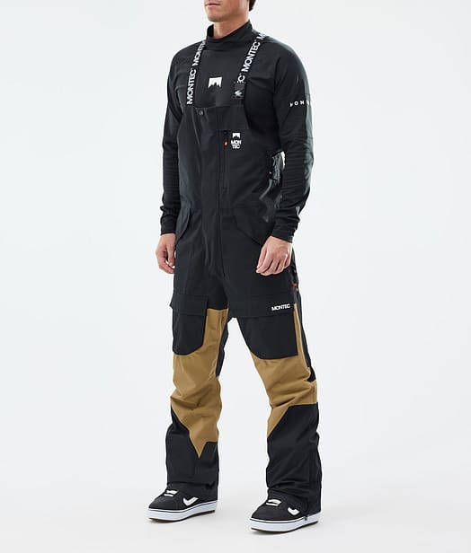 Fawk Snowboard Pants Men Black/Gold