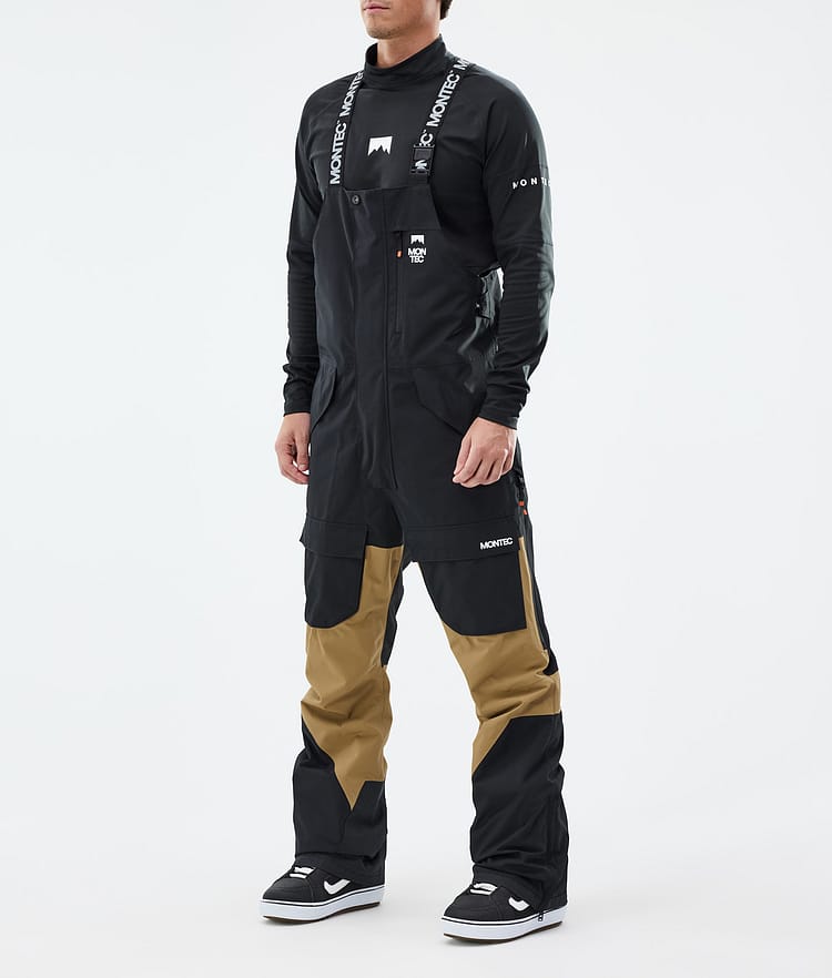 Fawk Pantalon de Snowboard Homme Black/Gold, Image 1 sur 6