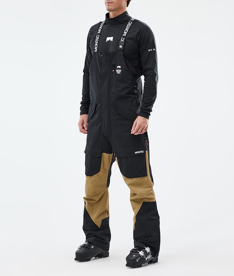 Fawk Pantalon de Ski Homme Black/Gold, Image 1 sur 6