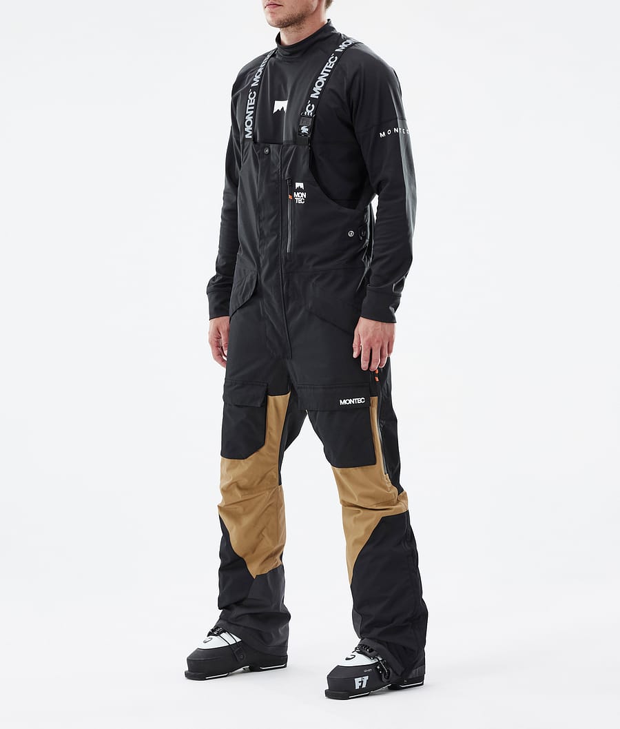 Fawk Pantalon de Ski Homme Black/Gold