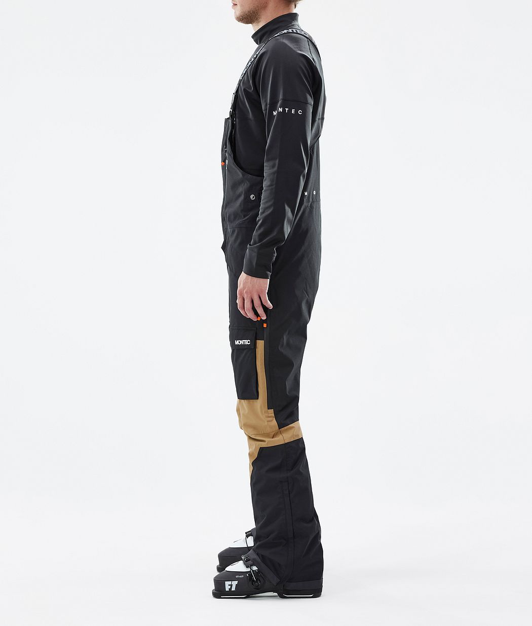 Fawk Ski Pants Men Black/Gold
