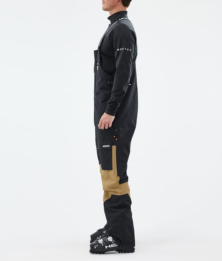 Fawk Pantalon de Ski Homme Black/Gold, Image 2 sur 6