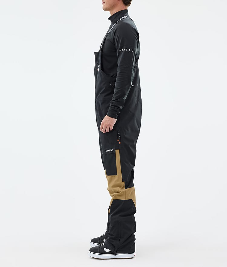 Fawk Pantalon de Snowboard Homme Black/Gold, Image 2 sur 6