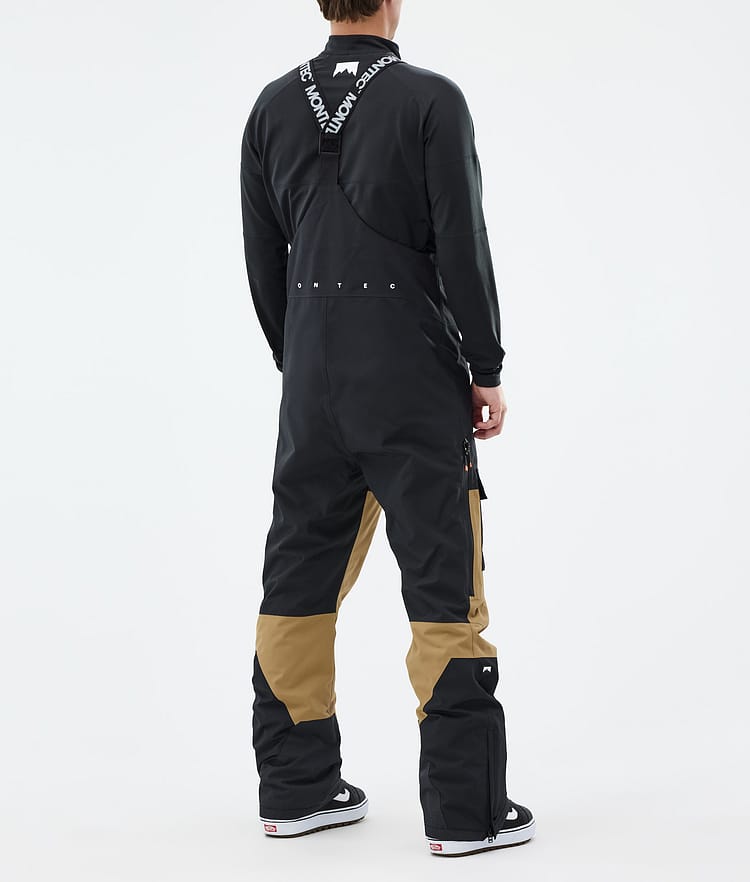 Fawk Pantalon de Snowboard Homme Black/Gold, Image 3 sur 6