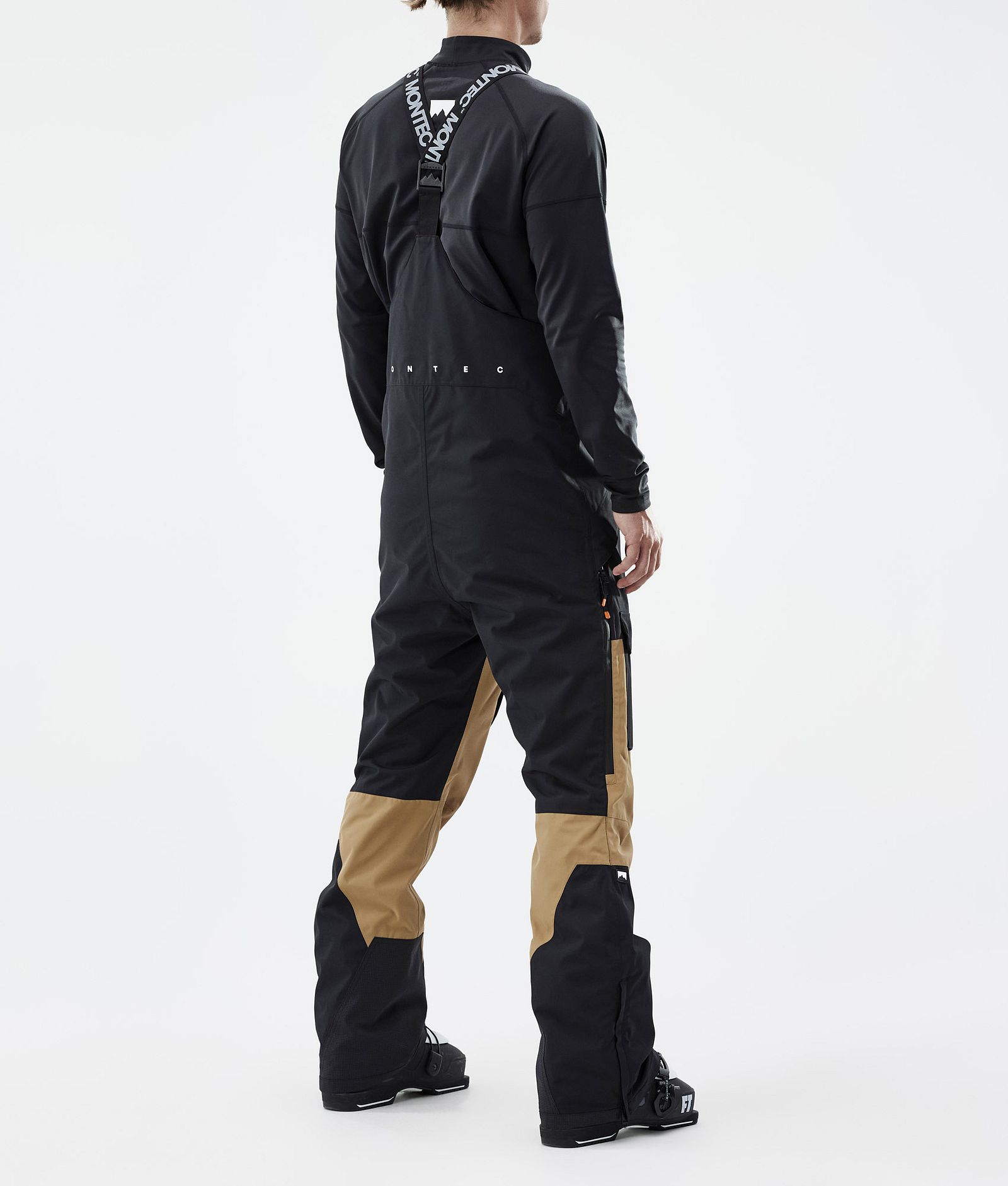 Montec Fawk Pantalones Esquí Hombre Black/Gold - Negro