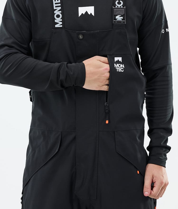 Fawk Pantalon de Snowboard Homme Black/Gold, Image 5 sur 6
