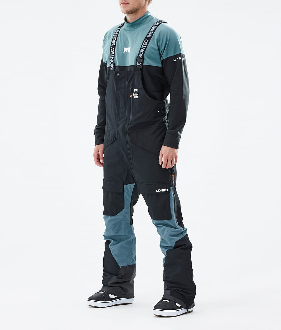 Fawk Snowboardbukse Herre Black/Atlantic