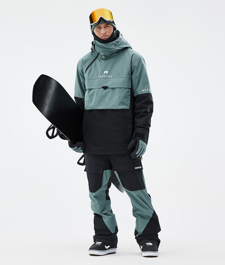 Fawk Pantalones Snowboard Hombre Black/Atlantic, Imagen 2 de 7