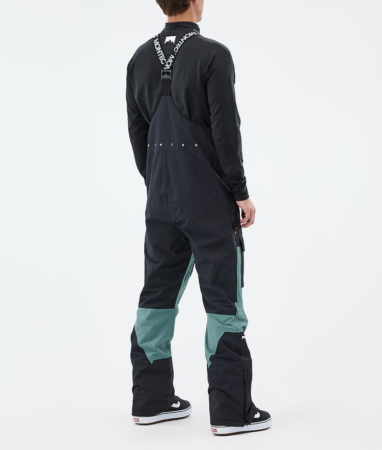 Fawk Pantalon de Snowboard Homme Black/Atlantic, Image 3 sur 6