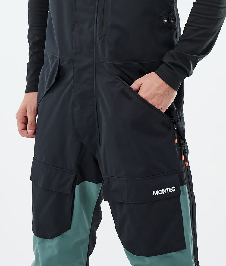 Fawk Pantalon de Snowboard Homme Black/Atlantic, Image 4 sur 6