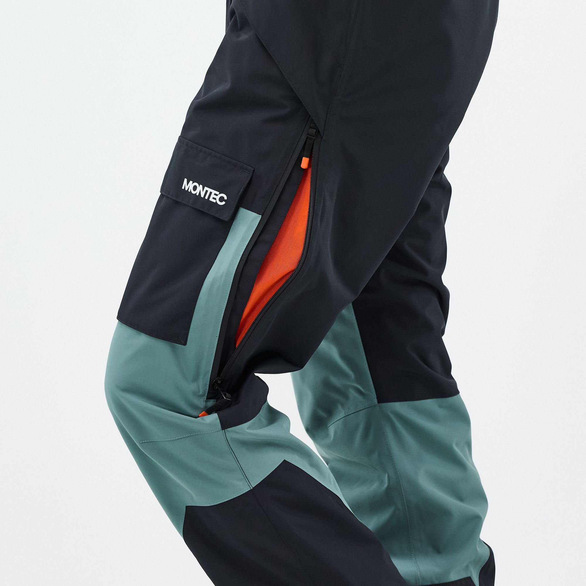 Monttec fawk スノーボードパンツ ベージュ/ブラック　中綿あり Monttec fawk スノーボードパンツ ベージュ/ブラック 中綿あり