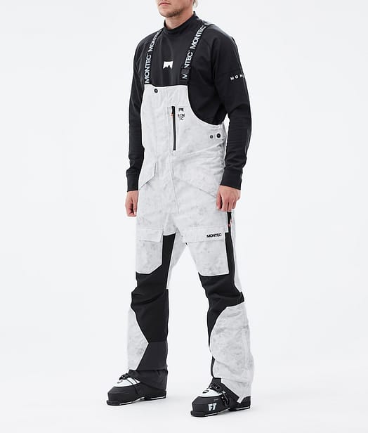 Fawk Ski Pants Men White Tiedye