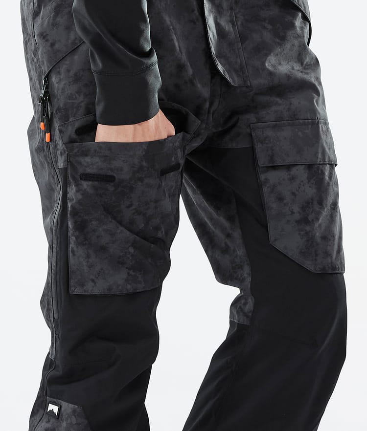 Fawk Snowboard Pants Men Black Tiedye