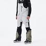 Montec Fawk Snowboard Pants Light Grey/Black/Greenish