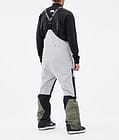 Fawk Pantaloni Snowboard Uomo Light Grey/Black/Greenish, Immagine 3 di 6