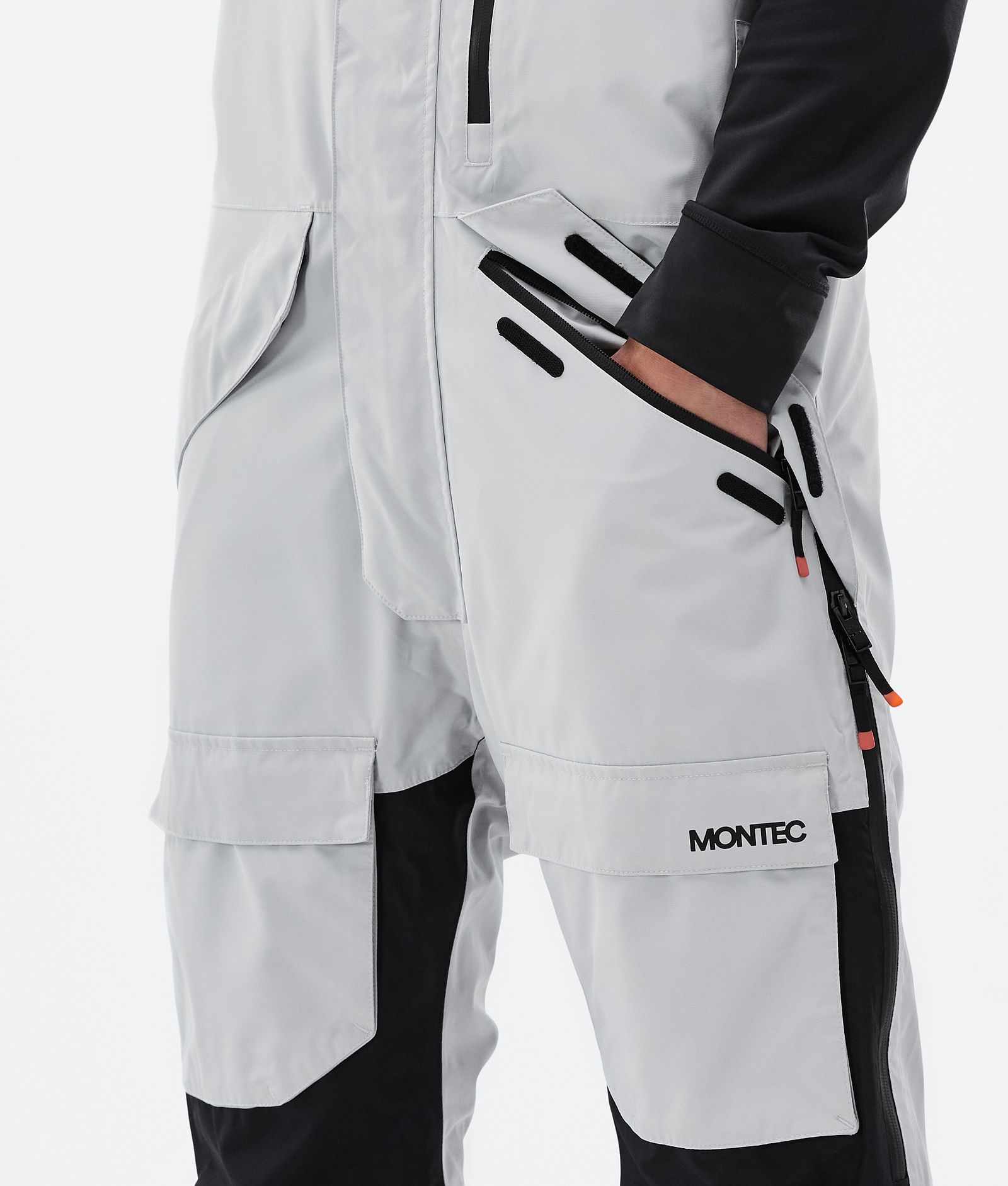 Fawk Ski Pants Men Light Grey/Black/Greenish, Image 4 of 6