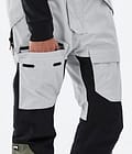 Fawk Ski Pants Men Light Grey/Black/Greenish