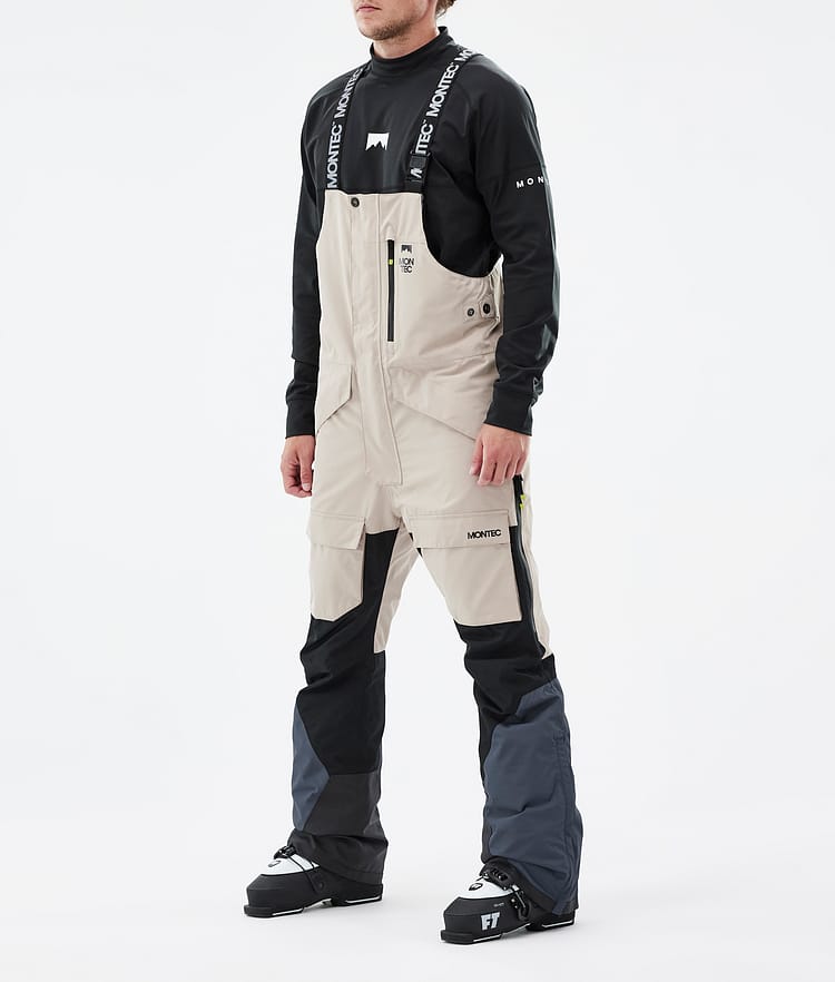 Fawk Ski Pants Men Sand/Black/Metal Blue, Image 1 of 6
