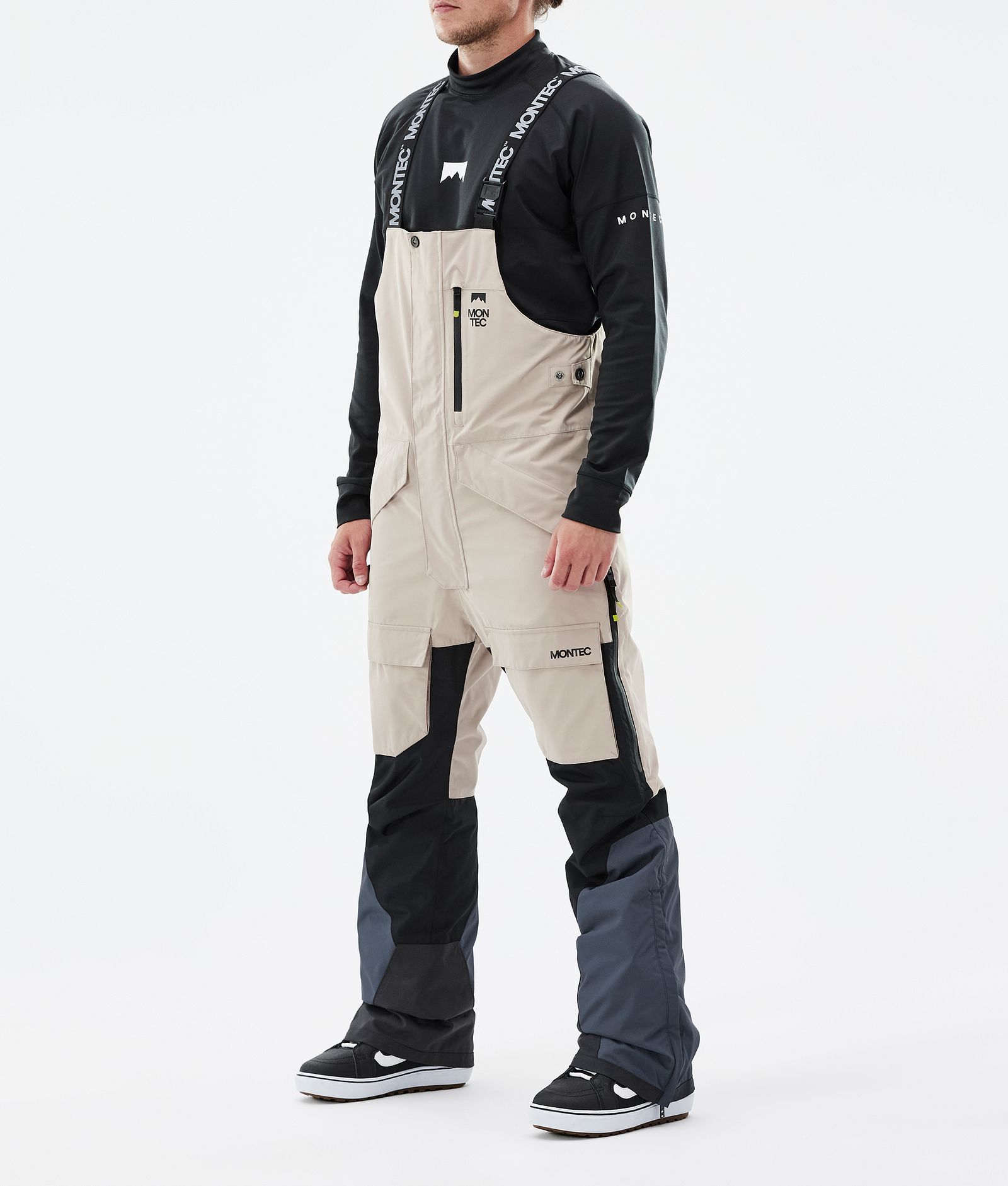 Fawk Pantalon de Snowboard Homme Sand/Black/Metal Blue, Image 1 sur 6