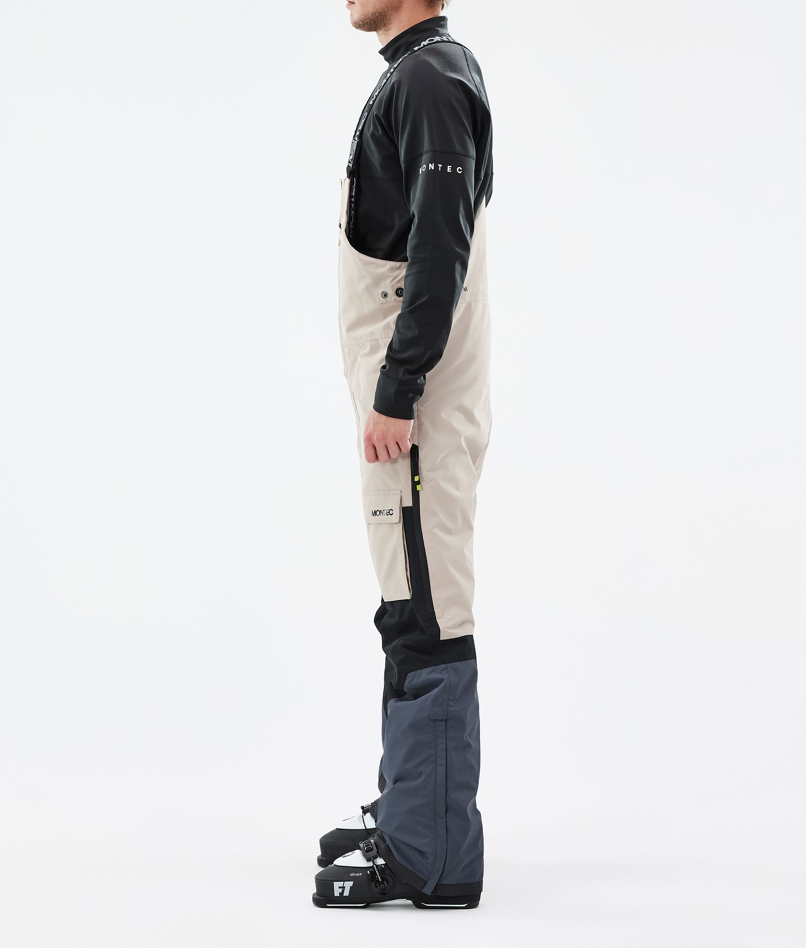 Fawk Pantalon de Ski Homme Sand/Black/Metal Blue, Image 2 sur 6