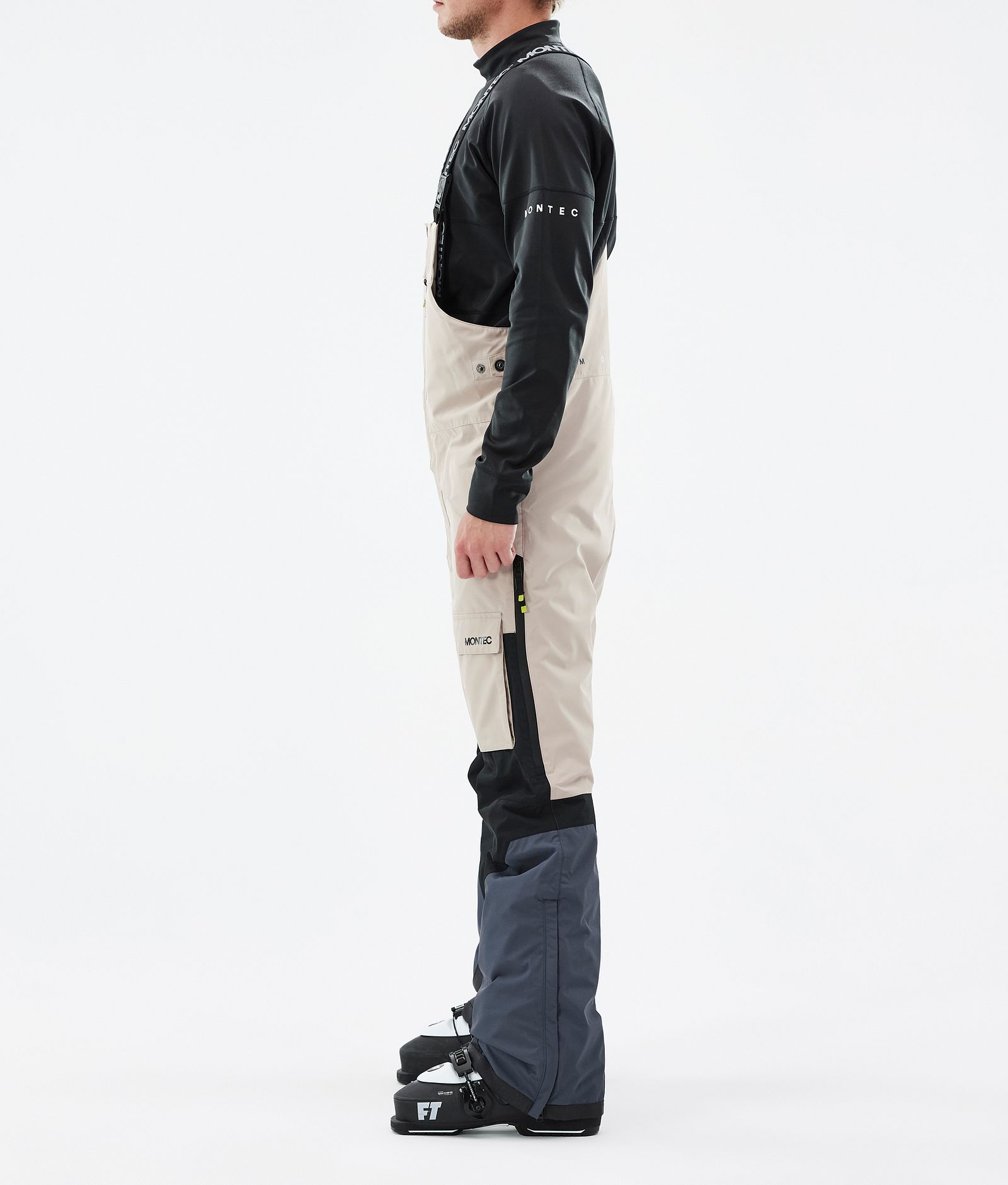 Fawk Ski Pants Men Sand/Black/Metal Blue, Image 2 of 6