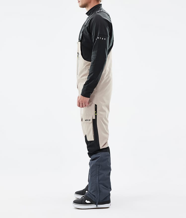Fawk Pantalon de Snowboard Homme Sand/Black/Metal Blue, Image 2 sur 6