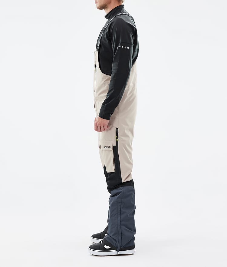 Fawk Pantalon de Snowboard Homme Sand/Black/Metal Blue