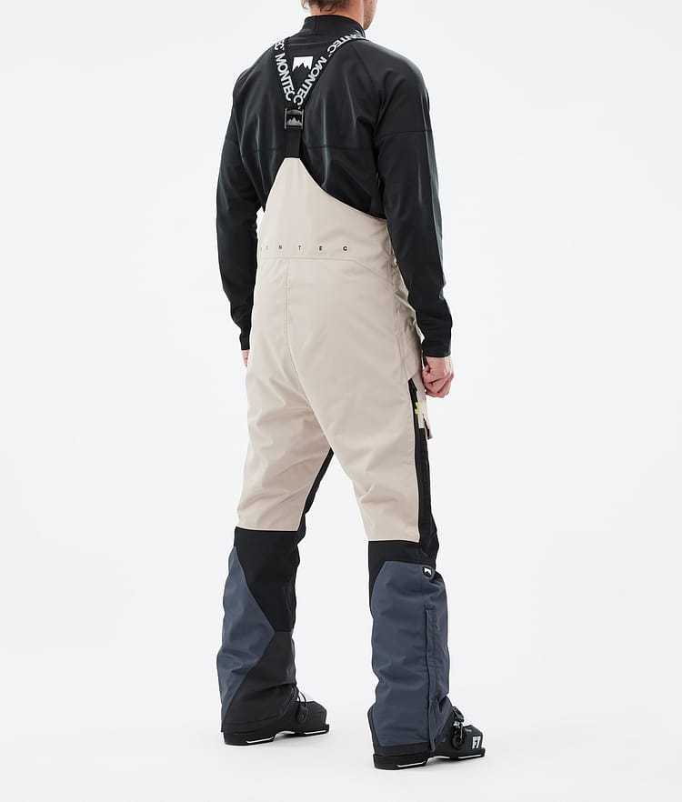 Fawk Pantalon de Ski Homme Sand/Black/Metal Blue, Image 3 sur 6