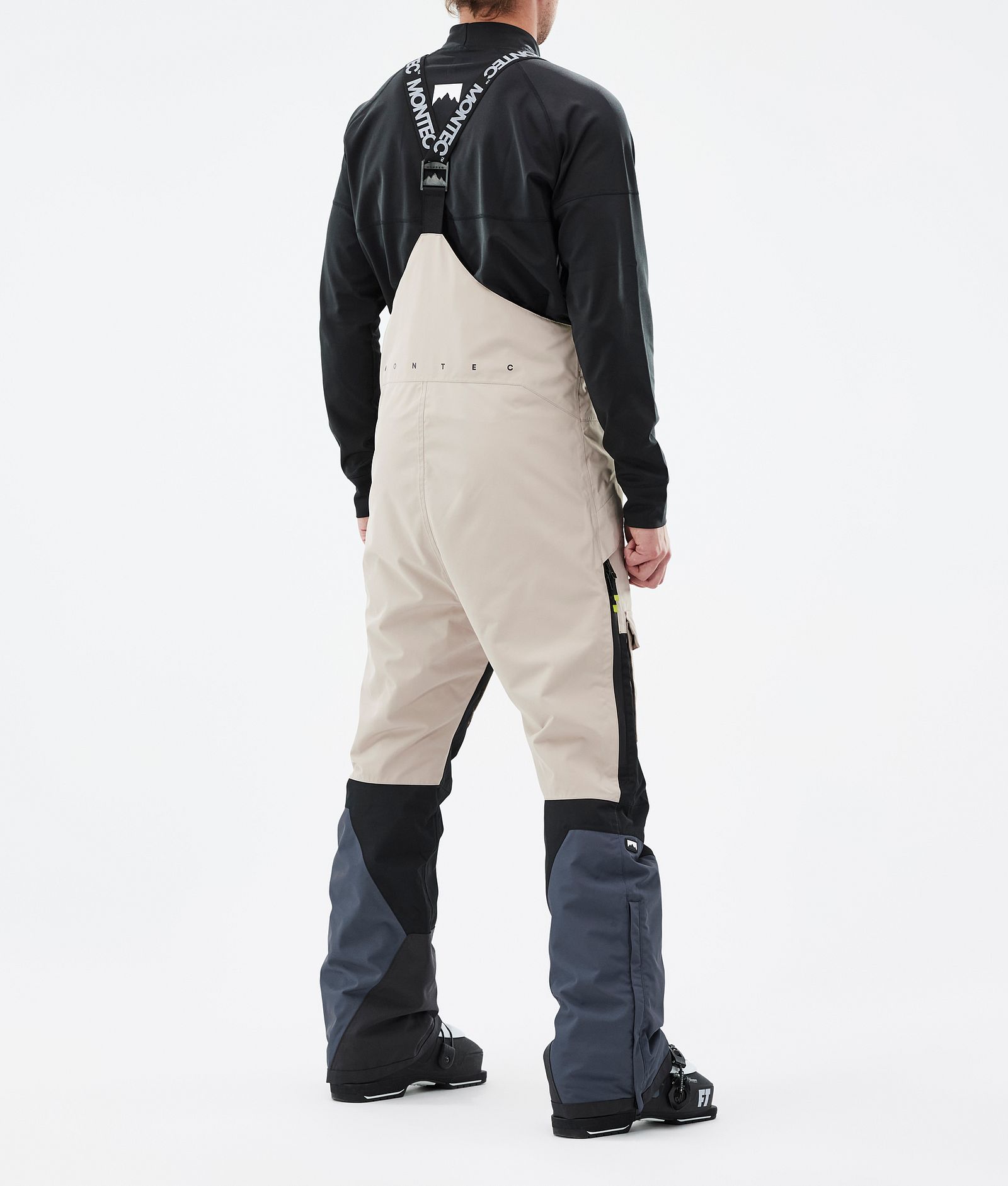 Fawk Pantalon de Ski Homme Sand/Black/Metal Blue, Image 3 sur 6