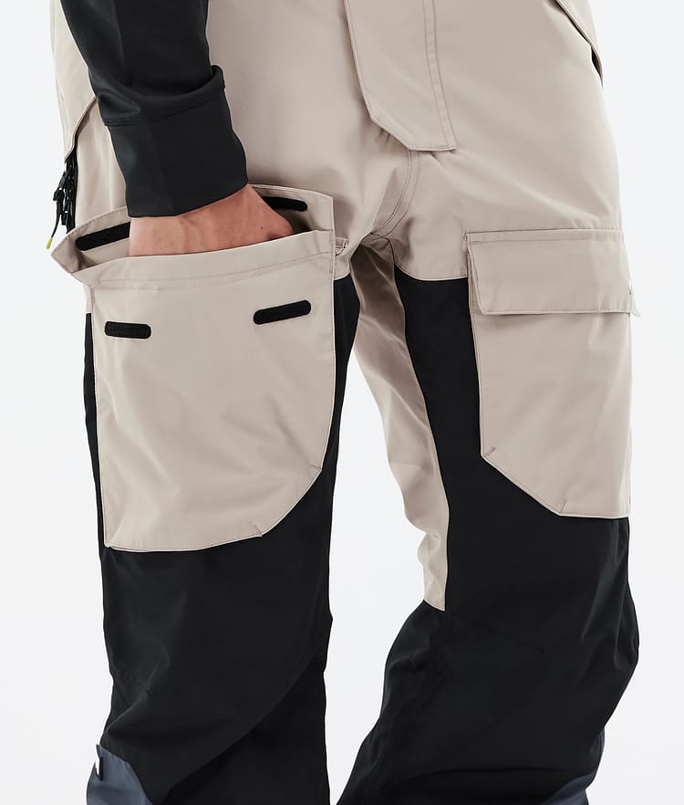 Fawk Ski Pants Men Sand/Black/Metal Blue, Image 6 of 6