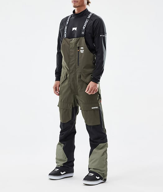 Fawk Snowboard Bukser Herre Olive Green/Black/Greenish