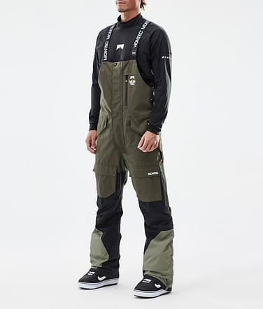 Fawk Spodnie Snowboardowe Mężczyźni Olive Green/Black/Greenish