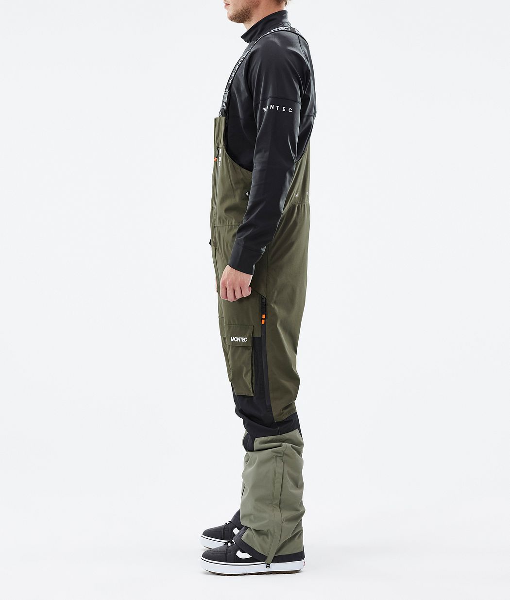 Fawk Snowboard Pants Men Olive Green/Black/Greenish